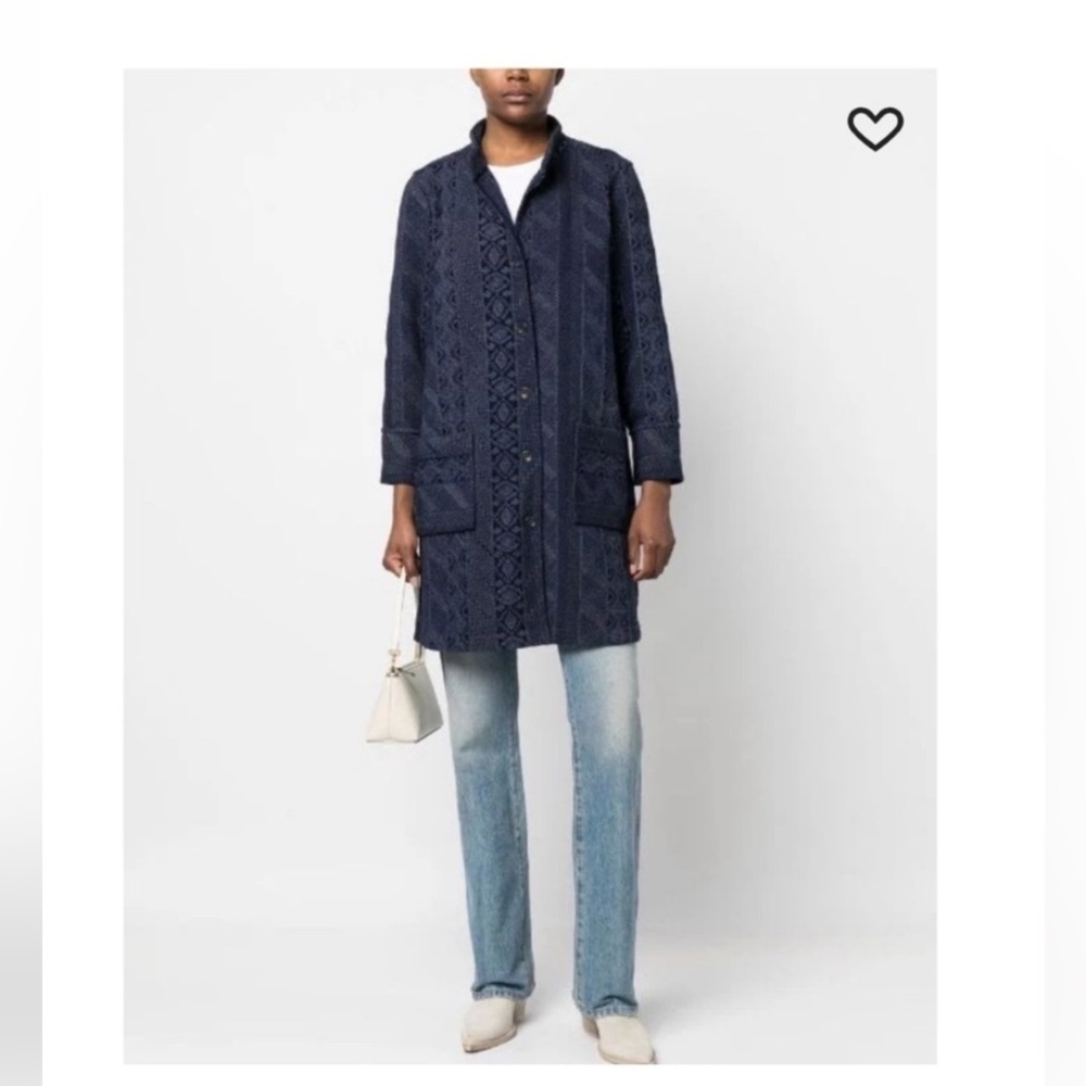 $630 New With Out tags Ralph Lauren RRL Indigo cotton jersey duster‌‌‌‌‌
